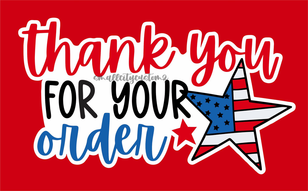 Thank you for your order - 4th of July collection 130