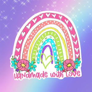 Handmade W/ Love rainbow