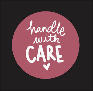 Handle with care circle - 125