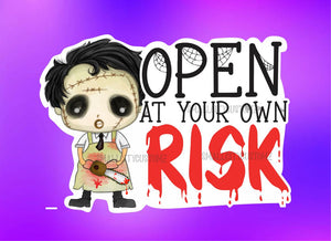 Chainsaw Open at your own Risk - 014